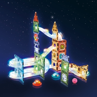 Giros Jogo Magnético Luminoso 90 Peças