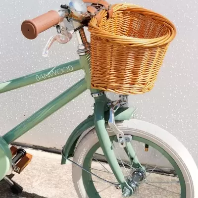 Banwood   Bicicleta Clássica Vintage 14" Verde Floresta