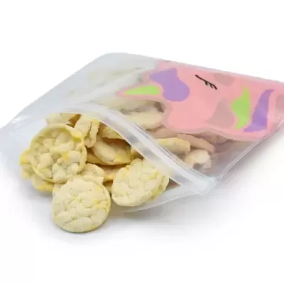 Melii Saco Reutilizável para Lanche Gato Unicórnio 4x