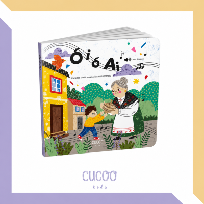 Cucoo Livro Musical Infantil Ó i ó Ai