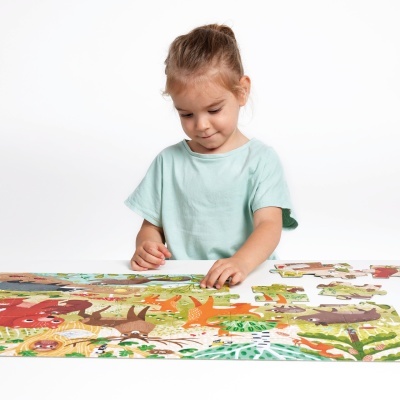 Banana Panda Puzzle 40 Peças - Animais da Floresta Banana Panda Puzzle 40 Peças - Animais da Floresta