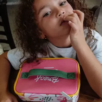 Hello Hossy Snack Bag Bolsa Térmica para Snacks Flower Artwork Hello Hossy Snack Bag Bolsa Térmica para Snacks Flower Artwork