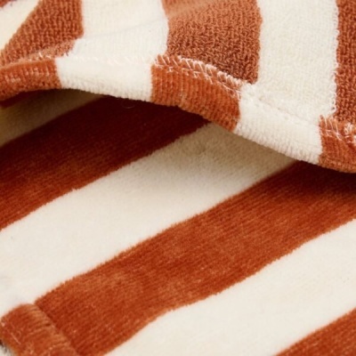 Little Dutch Poncho De Praia Ocean World Brown Stripe