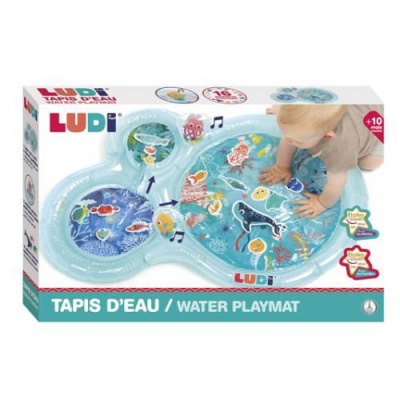 Ludi Tapete de Água Sensorial XXL Sereia Azul