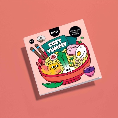 OMY Livro de Colorir Bobbie Goods Cozy Food