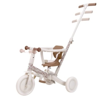 Triciclo Sunny Flower Off White Little Dutch ( 4-Em-1 )