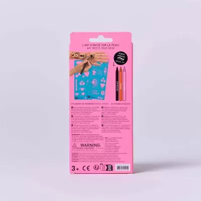 OMY Canetas de Tatuagem Temporária  I Love You