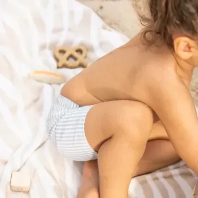 Swim Essentials Calções de Banho Azul Riscado