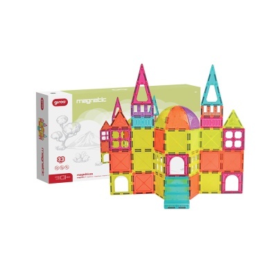 Giros Jogo Magnético Formas 33 Peças