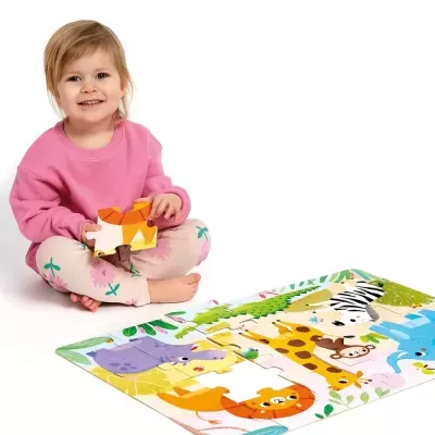 Banana Panda Puzzle Safari Gigante 2+