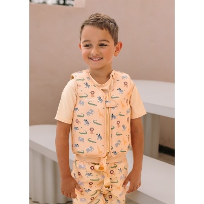 Monnëka Colete Flutuador Wild Animals Learning