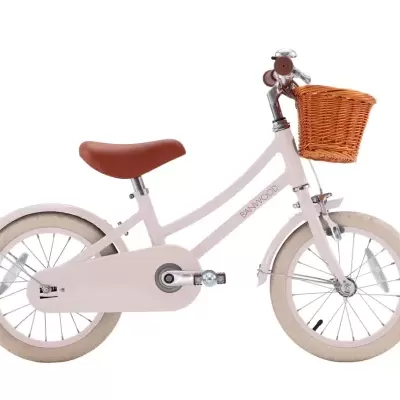 Banwood   Bicicleta Clássica Vintage 14" Rosa