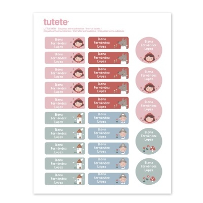 Tutete Etiquetas Térmicas para Roupa