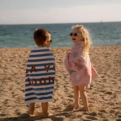 Little Dutch Toalha de Praia Blue Sea You Soon