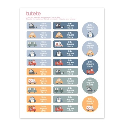 Tutete Etiquetas Térmicas para Roupa