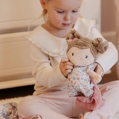 Little Dutch Boneca Bebé Rosa Com Alcofa