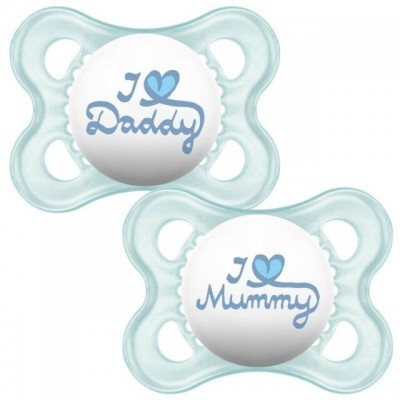 MAM Chupetas Style "I Love" 0m+ - Pack 2x