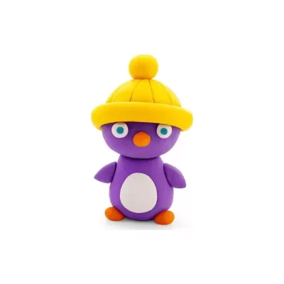 Hey Clay Figura Pinguim Winter Holidays