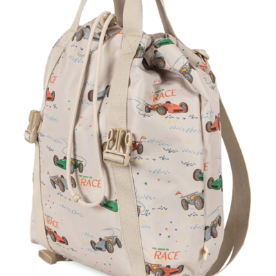 Konges Slojd Mochila Escolar Vintage Cars Beige Com Saco De Desporto Konges Slojd Mochila Escolar Vintage Cars Beige Com Saco De Desporto
