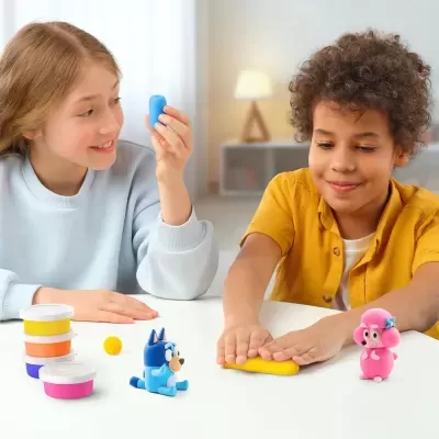 Hey Clay Bluey Figura Pasta de Modelar