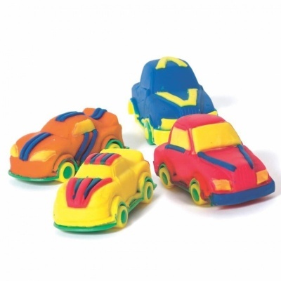 Tutti-Frutti Plasticina Orgânica Perfumada Set Carros da Cidade