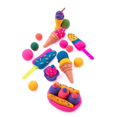 Tutti-Frutti Plasticina Orgânica Perfumada Trio Gelados