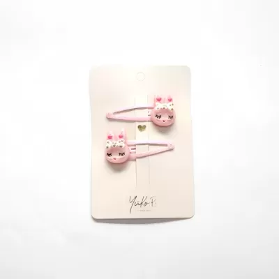 Yuko B. Ganchos de Cabelo Pequena Coelhinha Bella