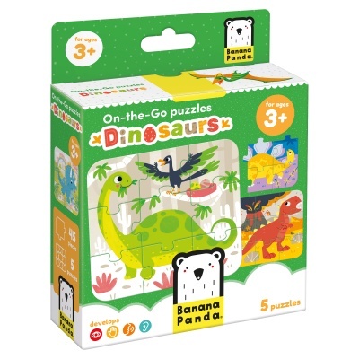 Banana Panda On-the-Go Puzzles Dinossauros