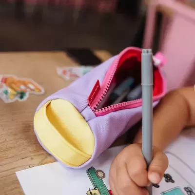 Hello Hossy Estojo Porta-Lápis Mini Mauve Hello Hossy Estojo Porta-Lápis Mini Mauve