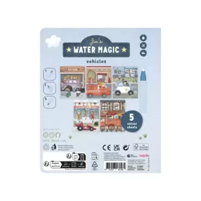 Little Dutch Livro Water Magic Jim Vehicles