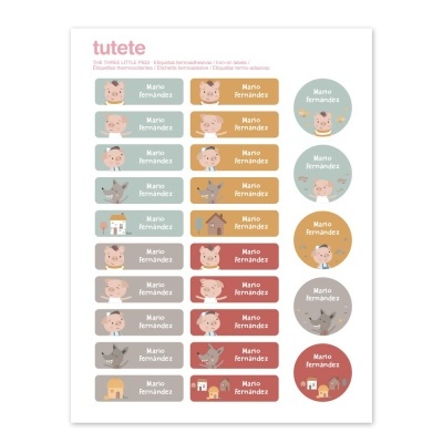 Tutete Etiquetas Térmicas para Roupa