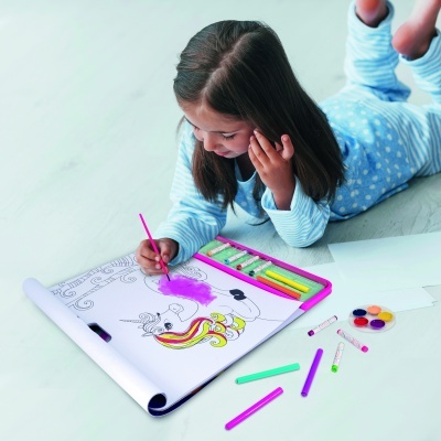 AS Giga Block 5 em 1 Bloco de Desenho com Unicórnios