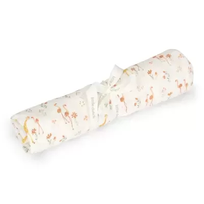 Little Dutch Fralda de Musselina Blooming Safari 120x120 cm