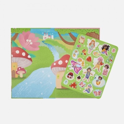 Tiger Tribe Livro de Autocolantes Reutilizáveis Reino das Fadas