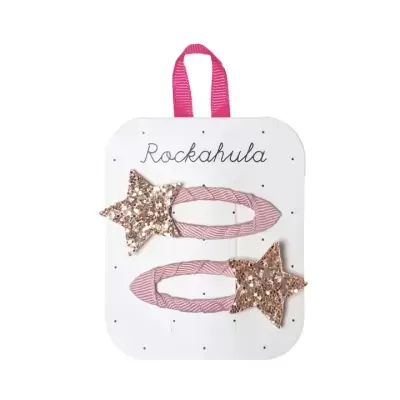 RockaHula Ganchos de Cabelo Starlight Rosa