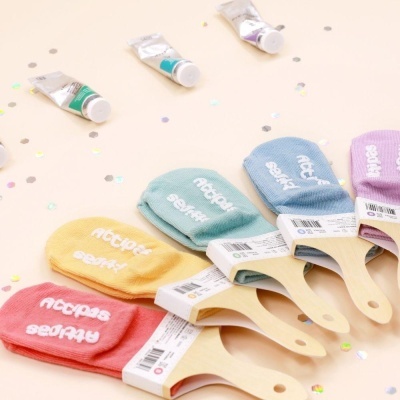 Attipas Meias Rainbow Red