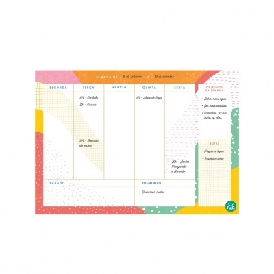 The Happy Gang Planeador Semanal A4