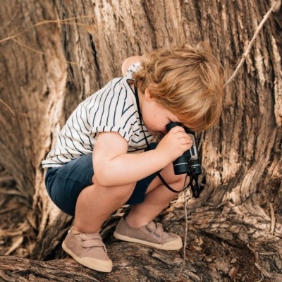 Igor Sapatilhas Barefoot em Lona Cacao