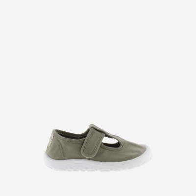 Victoria Shoes Sandália Barefoot Bosco Lona Aloé Victoria Shoes Sandália Barefoot Bosco Lona Aloé