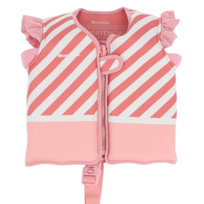 Monnëka Colete de Natação Flutuador Stripes Bloom 3-6 Anos