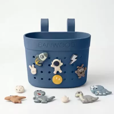 Banwood Pin and Ride Basket Deepsea