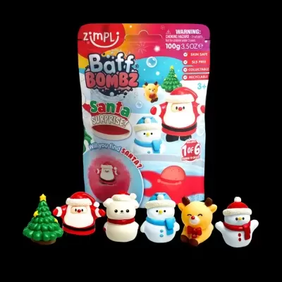 Baff Bombz Bombas de Banho Surpresa Natal
