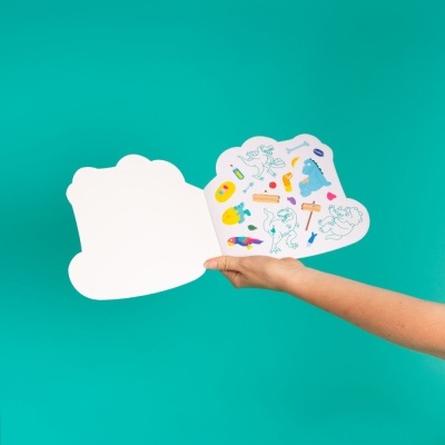 OMY Dino Caderno de Atividades e Autocolantes