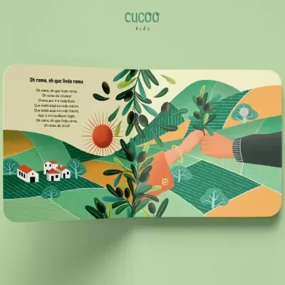 Cucoo Livro Musical Infantil Olaré