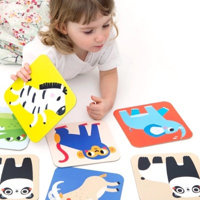 Banana Panda Grande Jogo da Memória Animais Selvagens