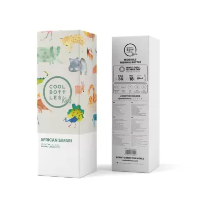 Cool Bottles Garrafa Térmica African Safari  260ml