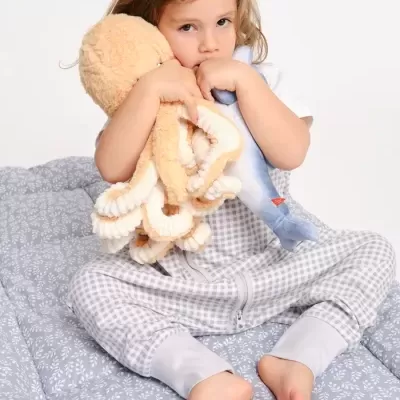 MOLIS&CO Saco de Dormir com Pernas Vichy Grey TOG 0.5 MOLIS&CO Saco de Dormir com Pernas Vichy Grey TOG 0.5