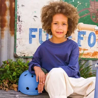 BANWOOD Capacete Infantil Matte Blue BANWOOD Capacete Infantil Matte Blue