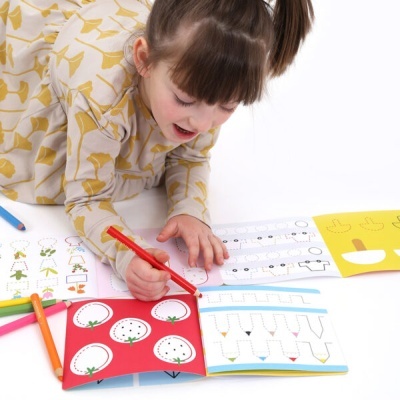 Banana Panda 2x Livros de Colorir Longo Linhas Intermédias 4+ anos