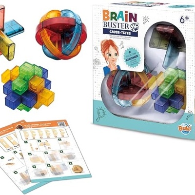 Buki Jogo Brain Buster Desafios de Lógica